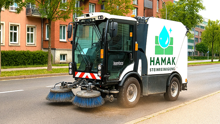 hamak steinreinigung kehrmaschine hamburg